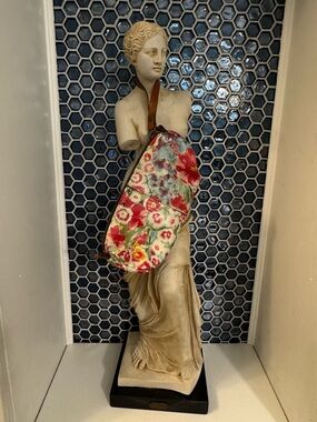 Patricia Nash Multicolor Floral Leather Zip Wristlet - Red, Yellow, Green